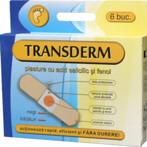 Transderm - Plasturi cu acid salicylic si fenol